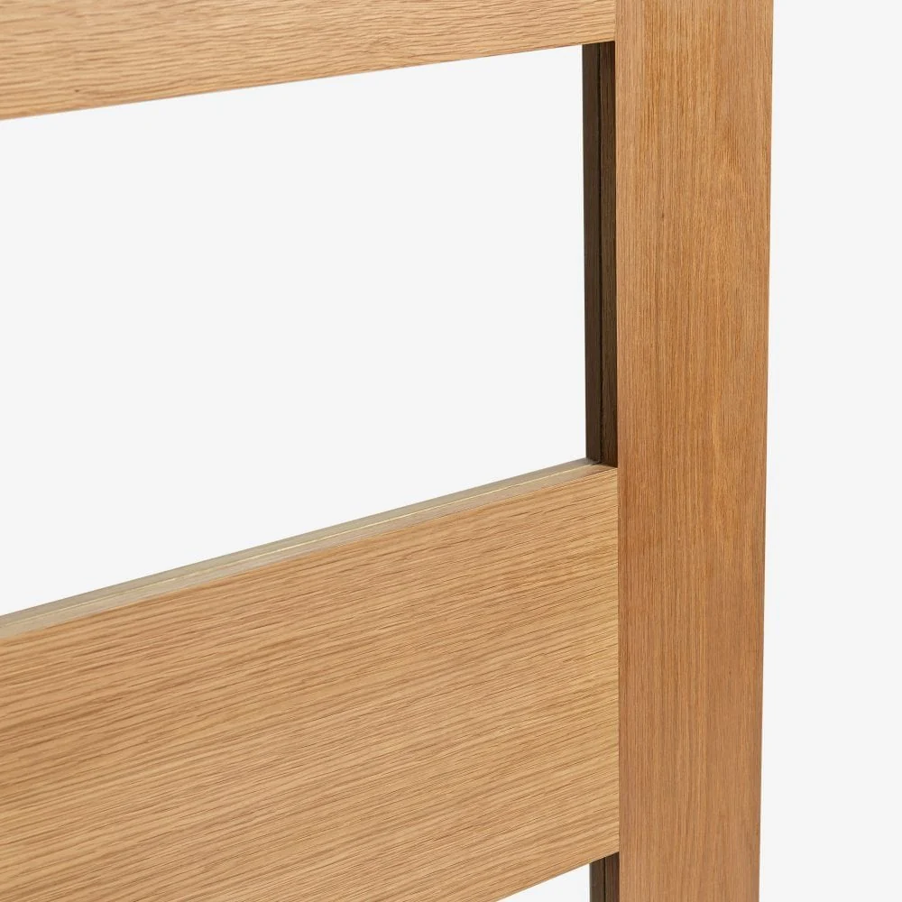 Oak Internal Fully Finished Edison 7 Panel 3 Light Clear Glass Made-to-Measure Door - Image 4