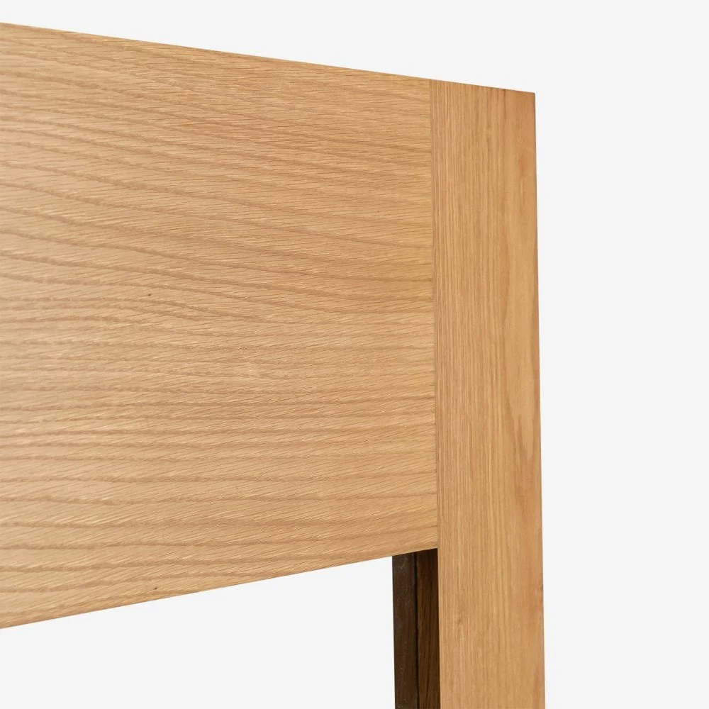 Oak Internal Fully Finished Edison 7 Panel 3 Light Clear Glass Made-to-Measure Door - Image 5