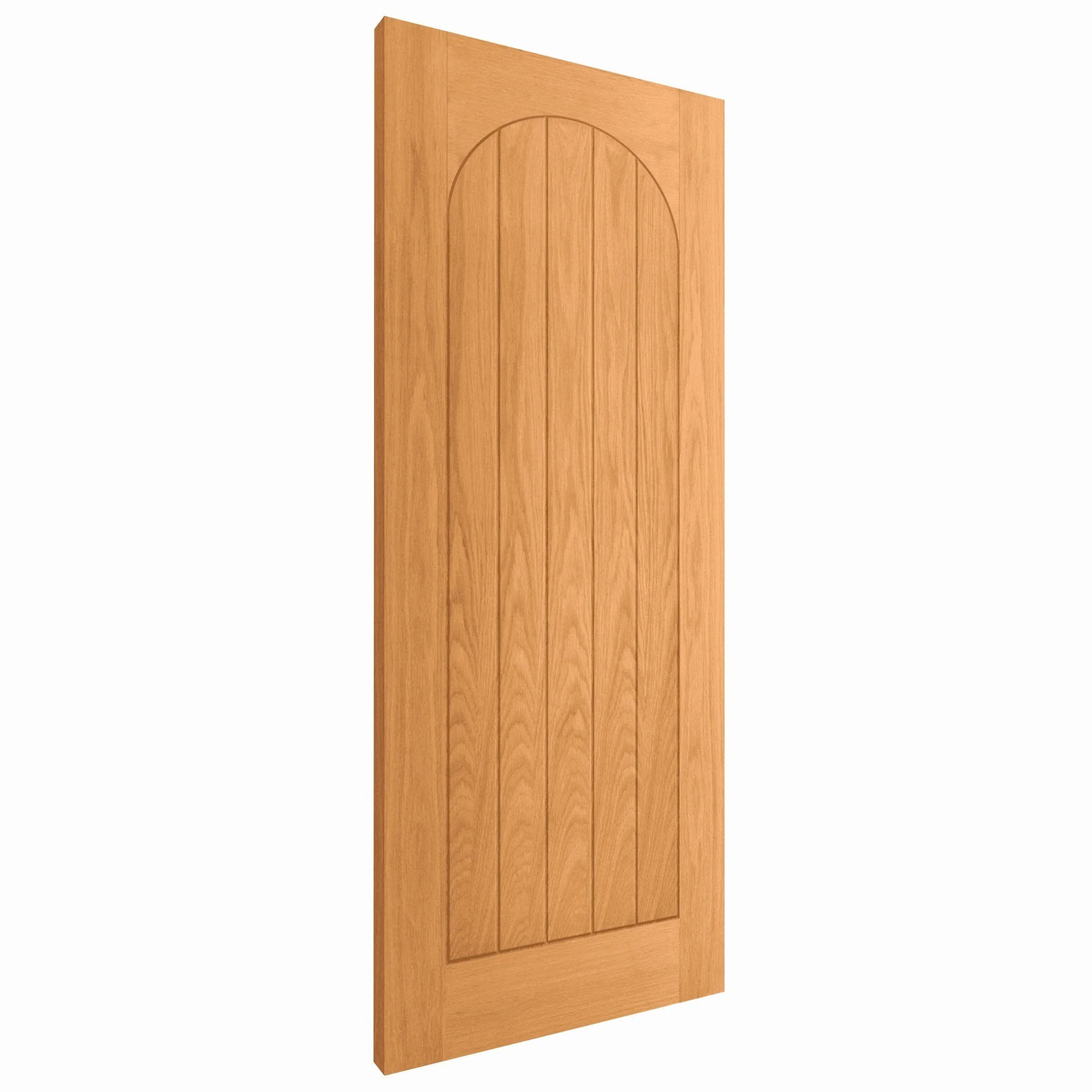 Oak Internal Fully Finished Farley Arched Square Top Door - Image 3