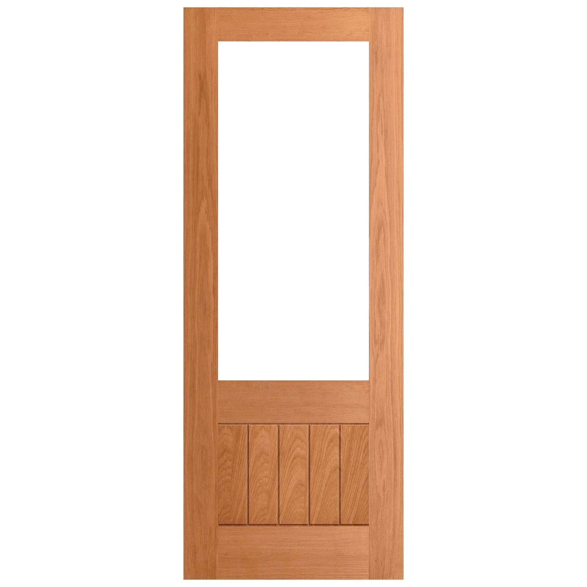 Oak Internal Fully Finished Malton 1 Light Clear Glass FD30 Fire Door (121946) - Image 6