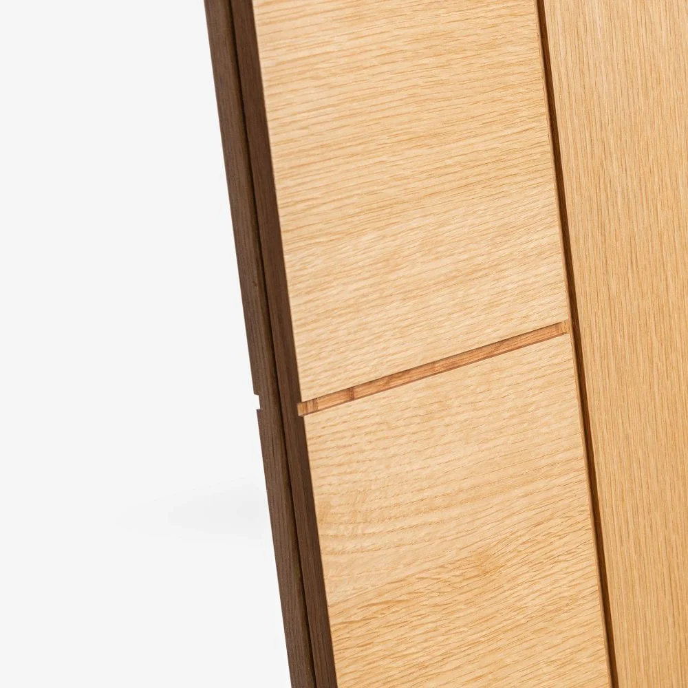 Oak Internal Fully Finished Pedrena 1 Light Clear Glass FD30 Fire Door - Image 5