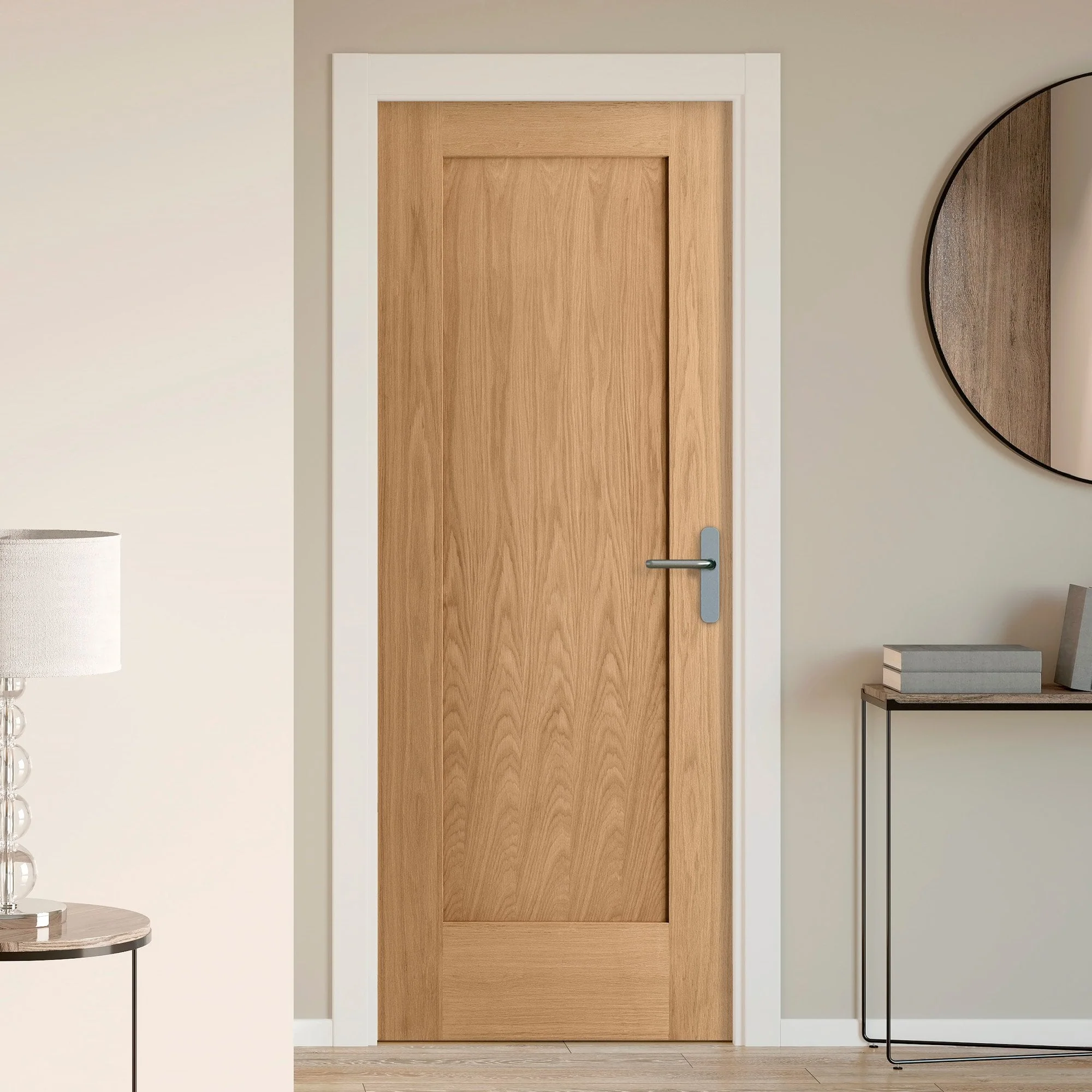 Oak Internal Unfinished Pattern 10 1 Panel Door