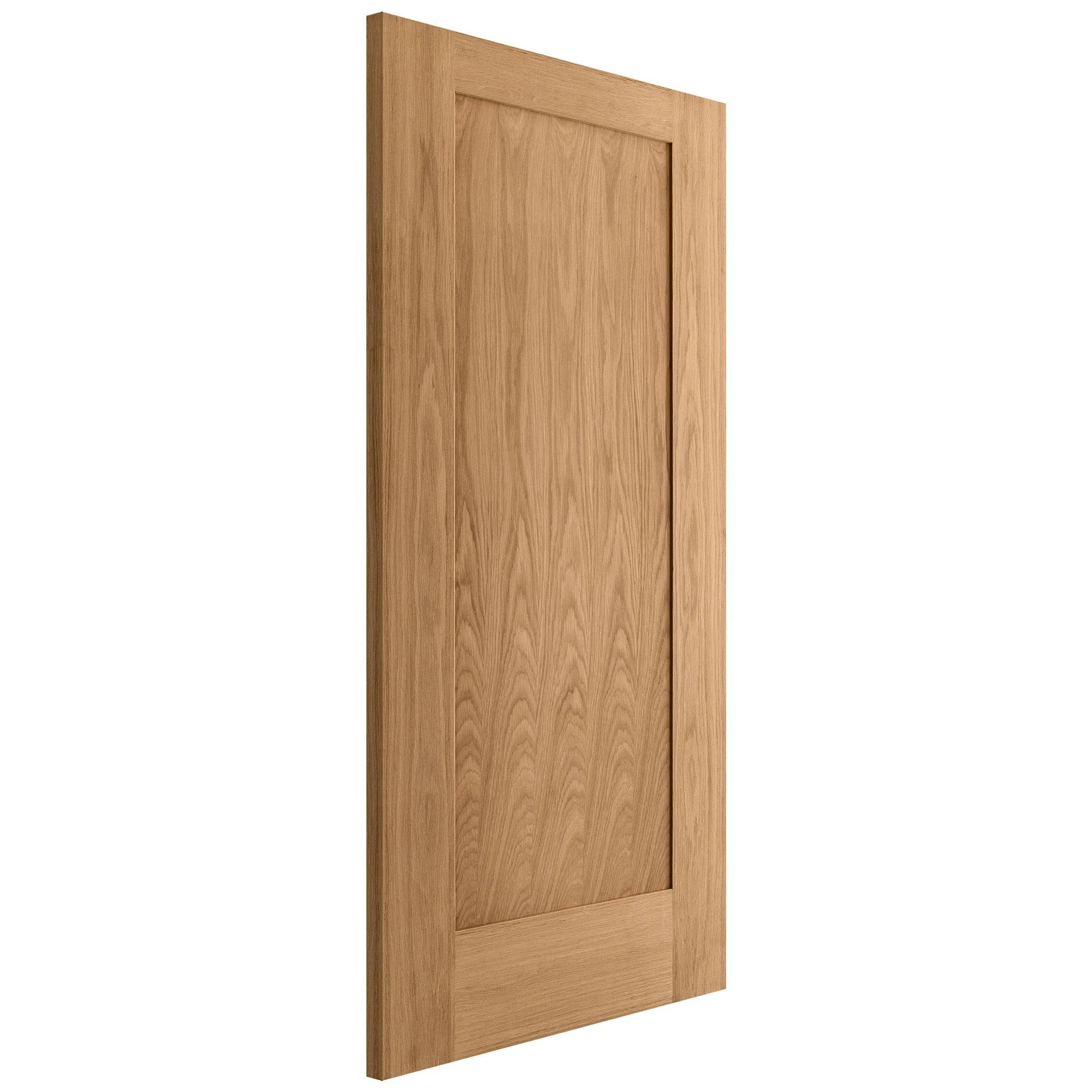 Oak Internal Unfinished Pattern 10 1 Panel FD30 Fire Door - Image 2