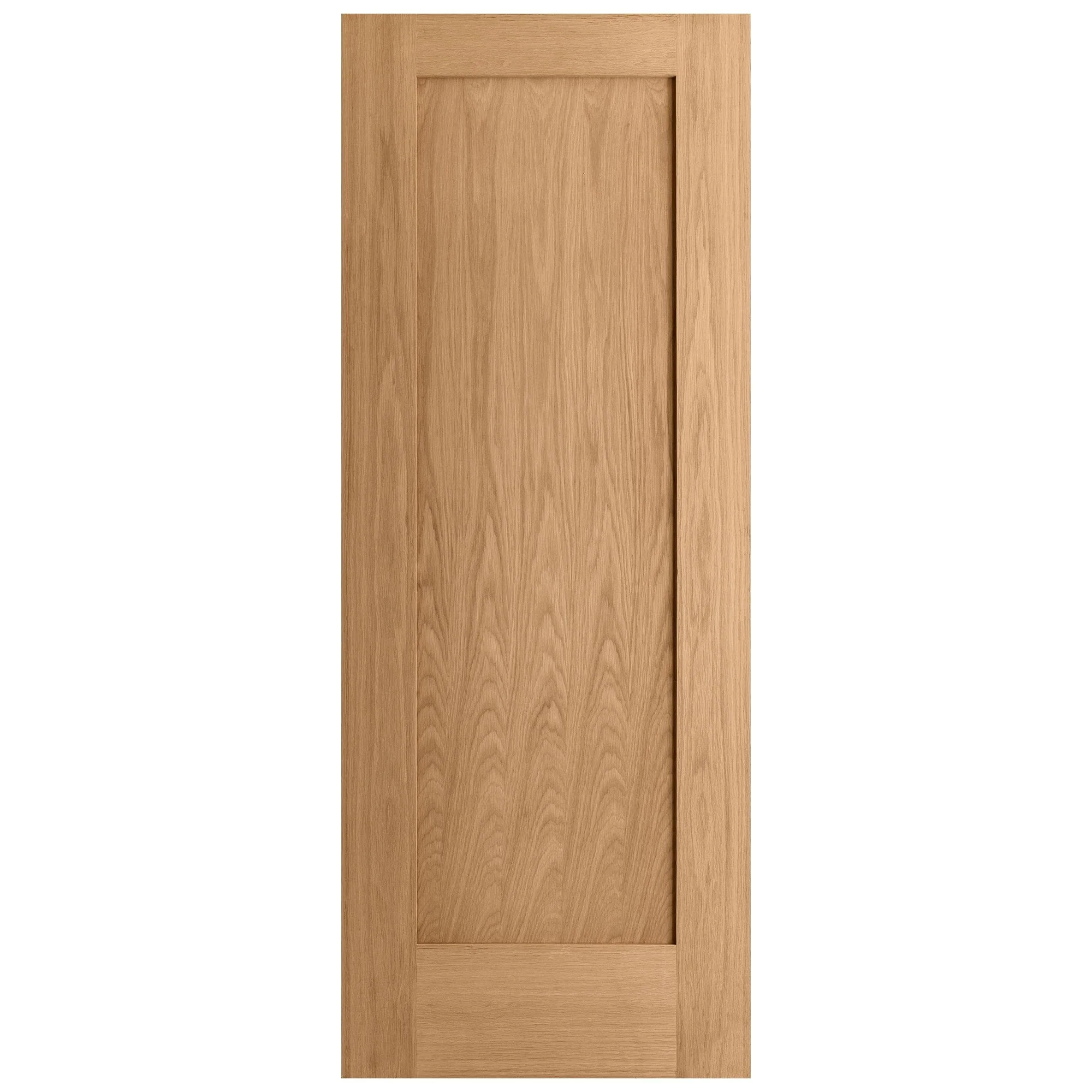 Oak Internal Unfinished Pattern 10 1 Panel FD30 Fire Door - Image 3