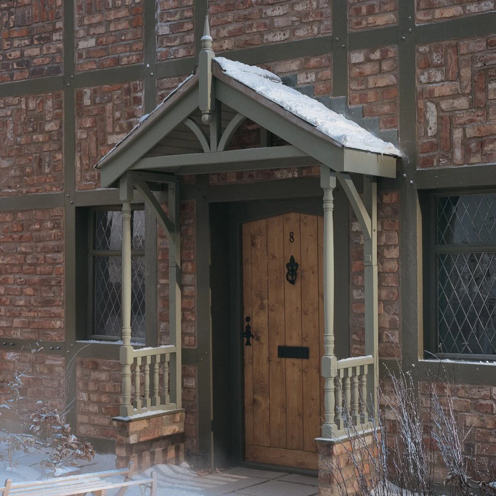 Single Gallows Pine Porch Bracket - Image 5