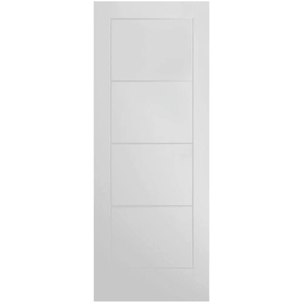 White Internal Moulded Lifestyle Smooth Ladder Door - Image 3