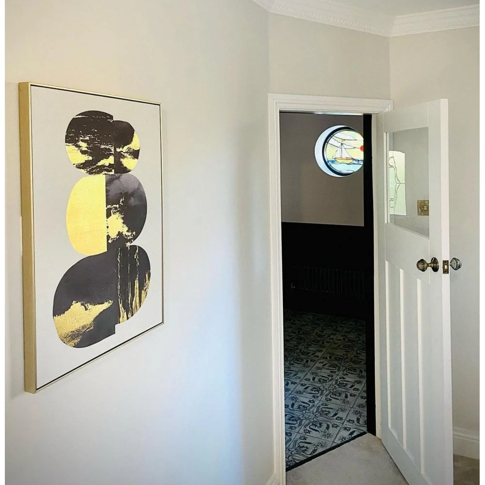 White Internal Primed 1930's DX 1 Light Clear Glass Door - Image 4