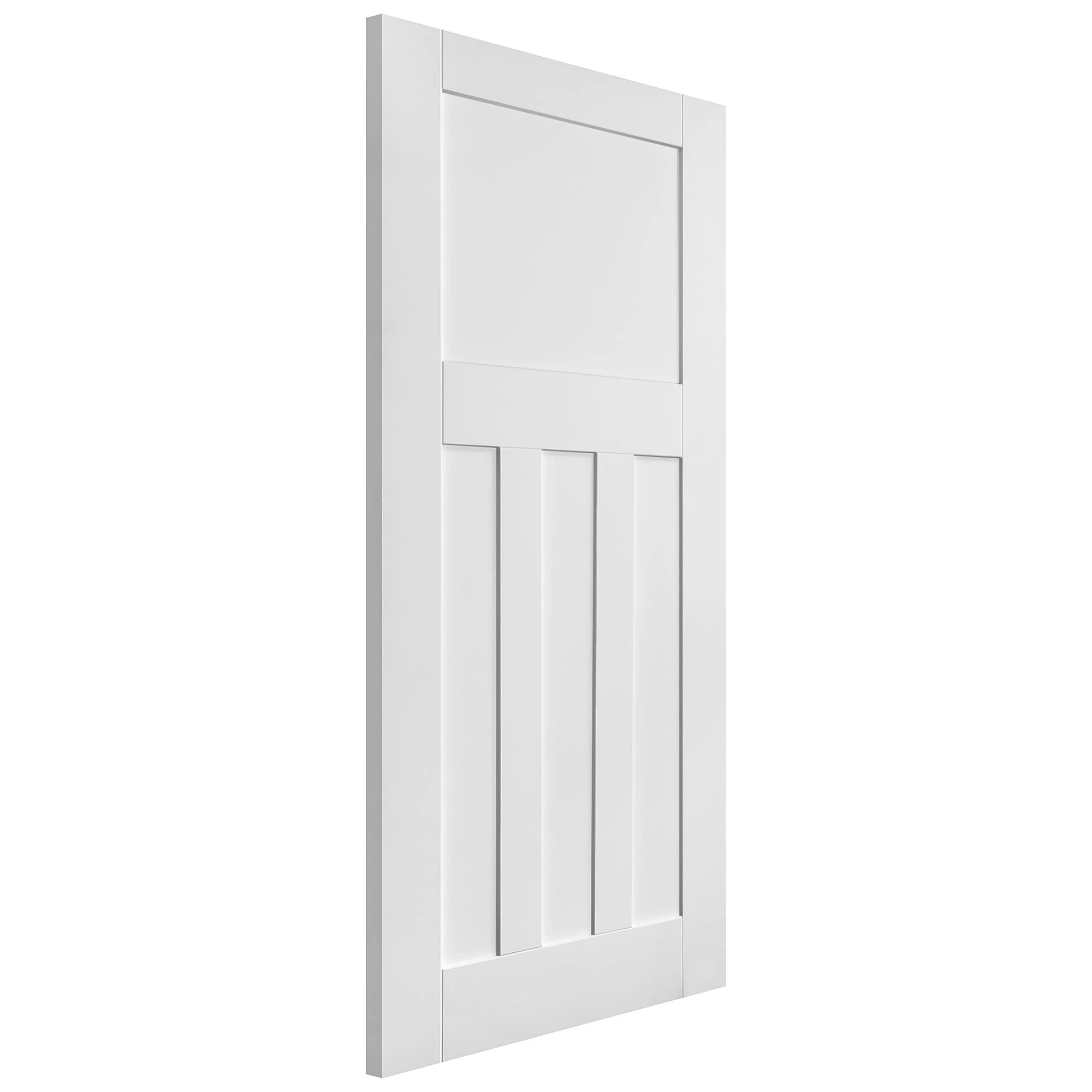 White Internal Primed 1930's DX 4 Panel Made-to-Measure Door - Image 4