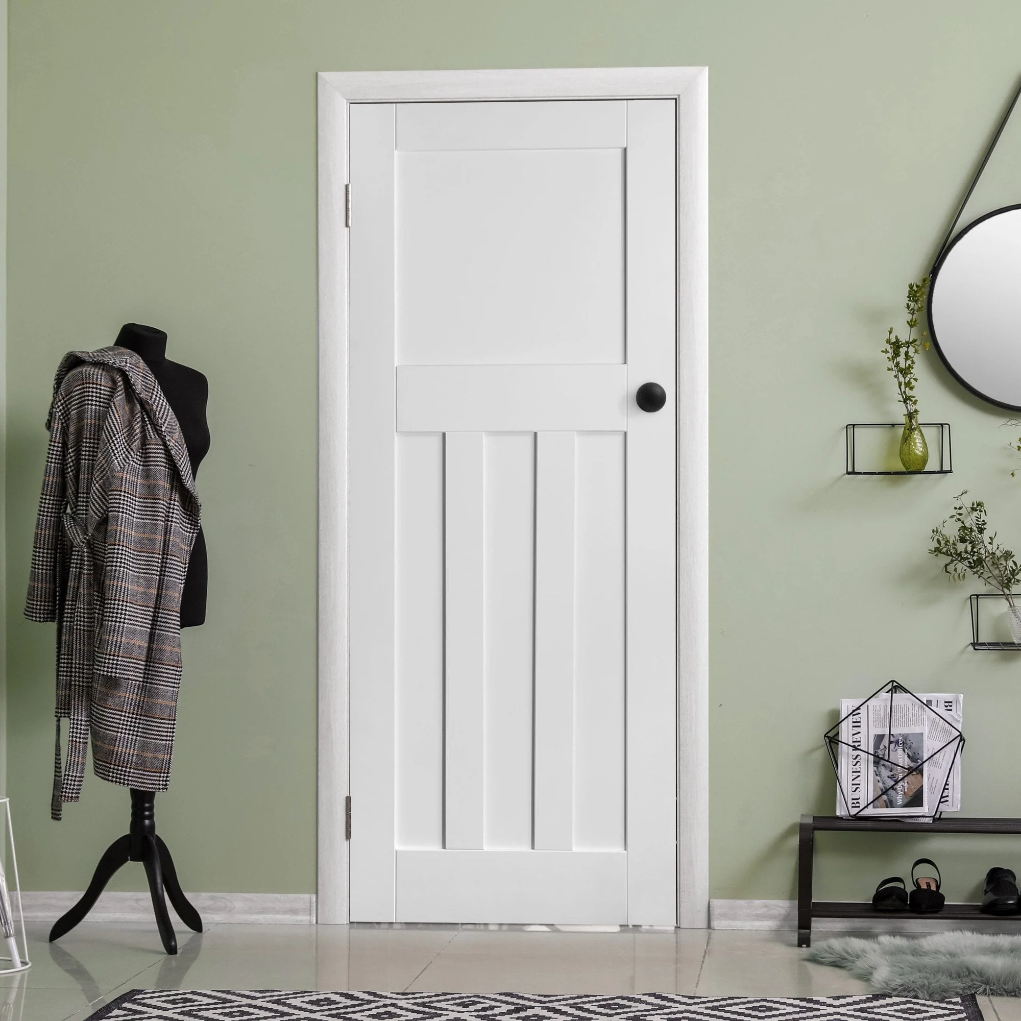 White Internal Primed 1930's DX Door