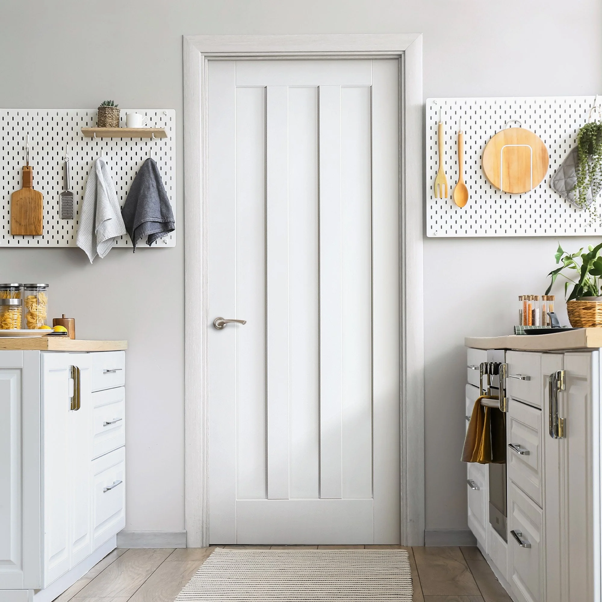 White Internal Primed Ashton 3 Panel Door