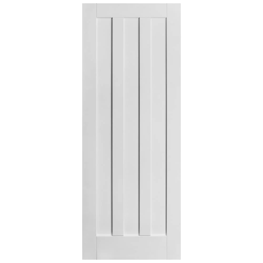 White Internal Primed Ashton 3 Panel Door - Image 3