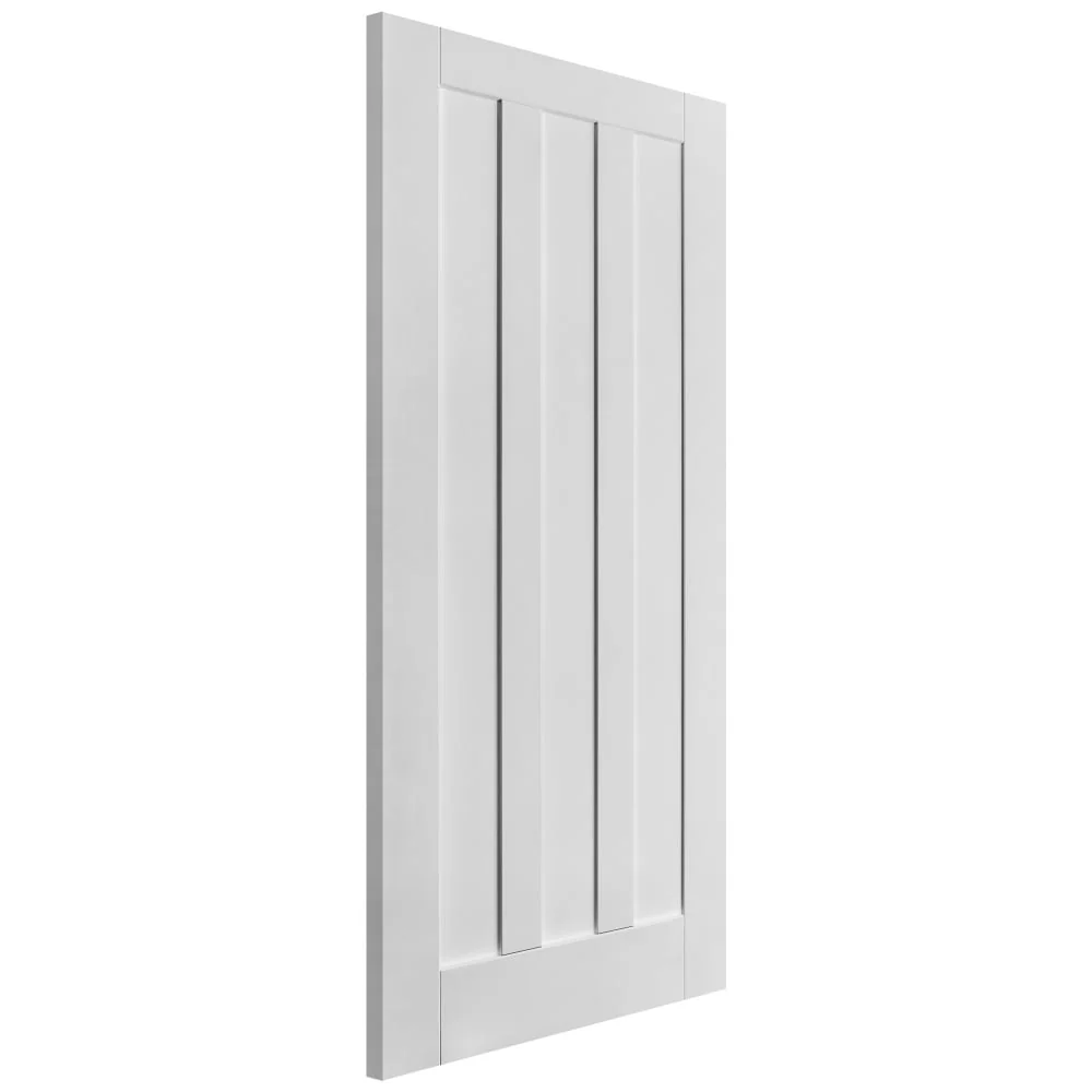 White Internal Primed Ashton 3 Panel Door - Image 4