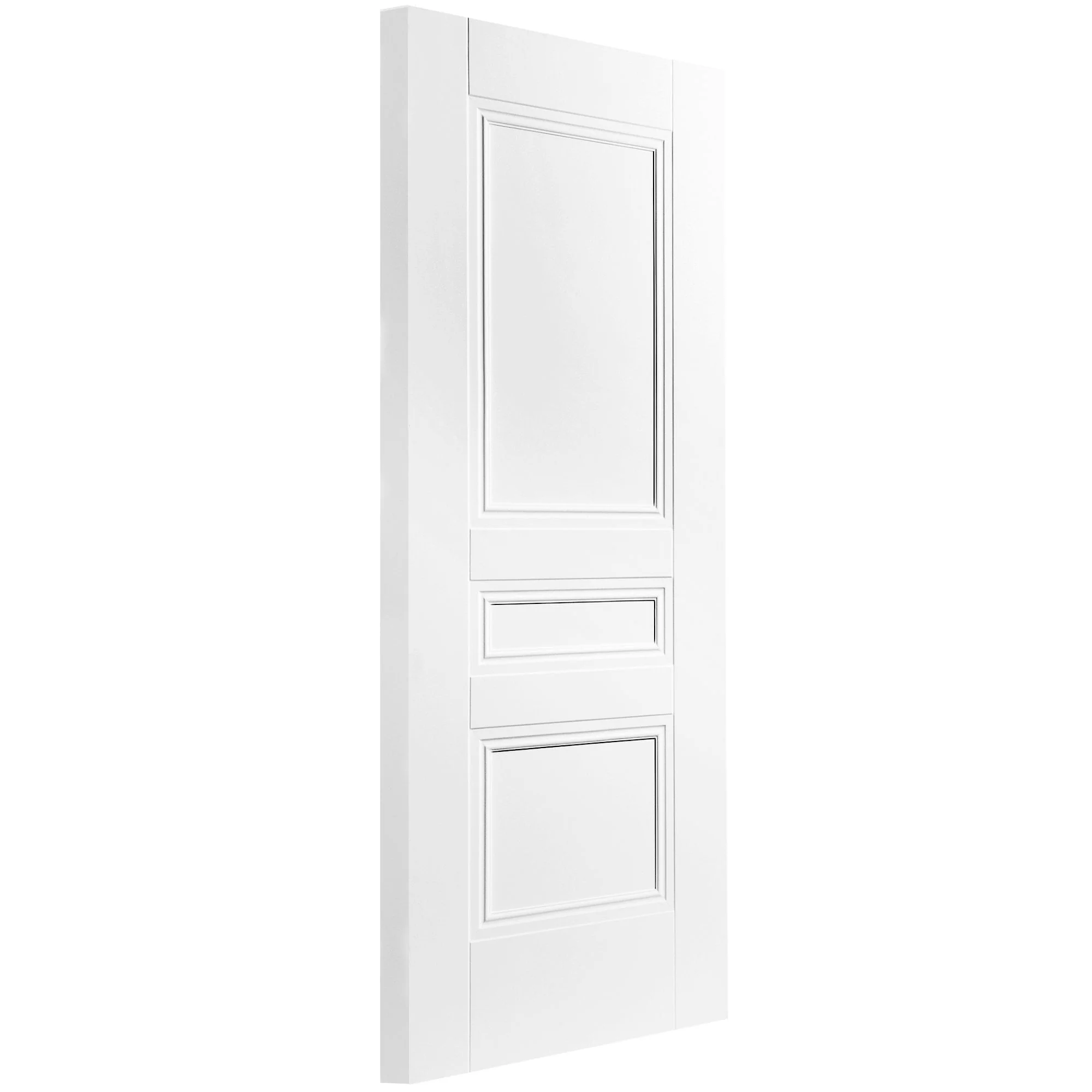 White Internal Primed Elegance Henley 3 Panel Made-to-Measure Door - Image 3