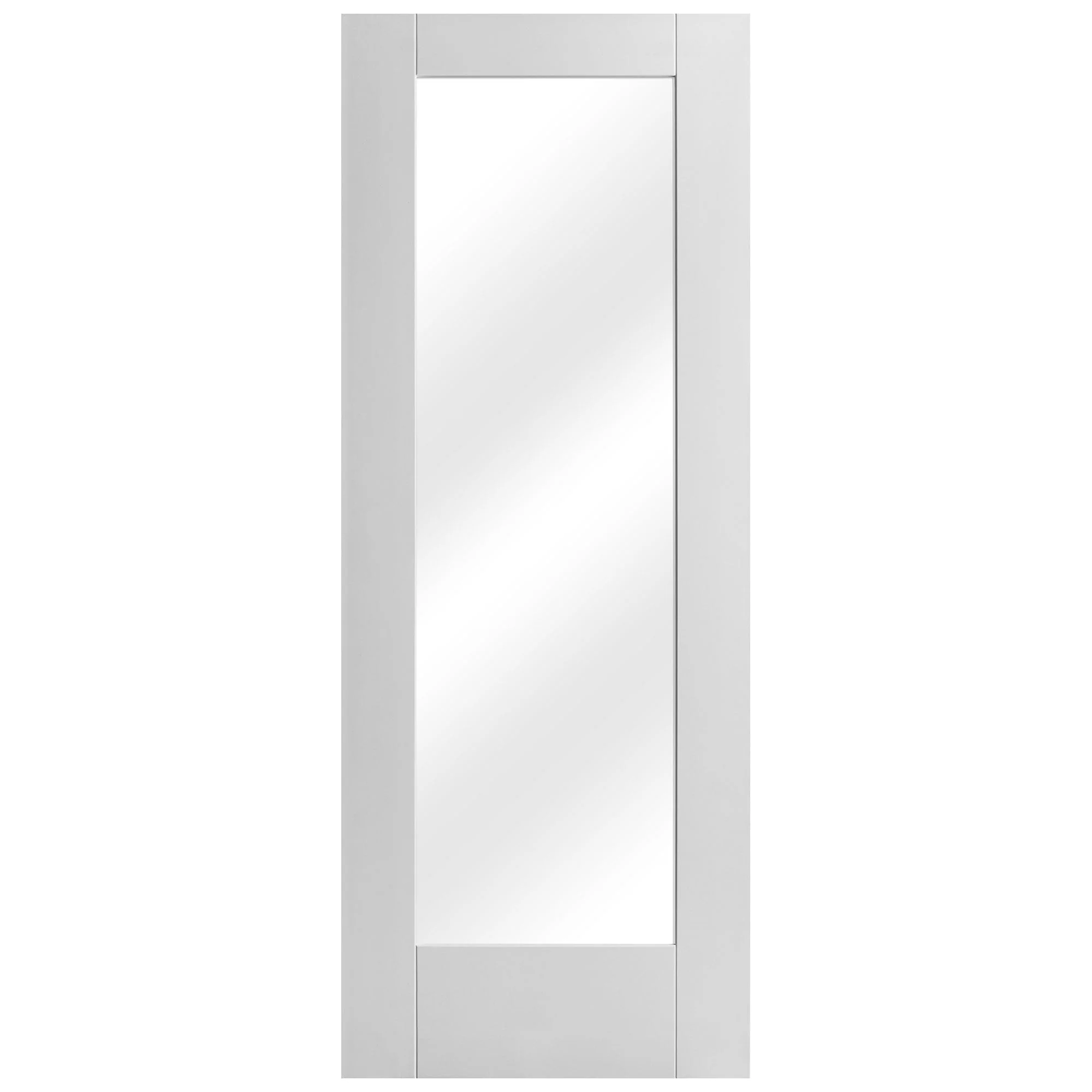 White Internal Primed Pattern 10 1 Light Clear Glass Made-to-Measure Door - Image 3