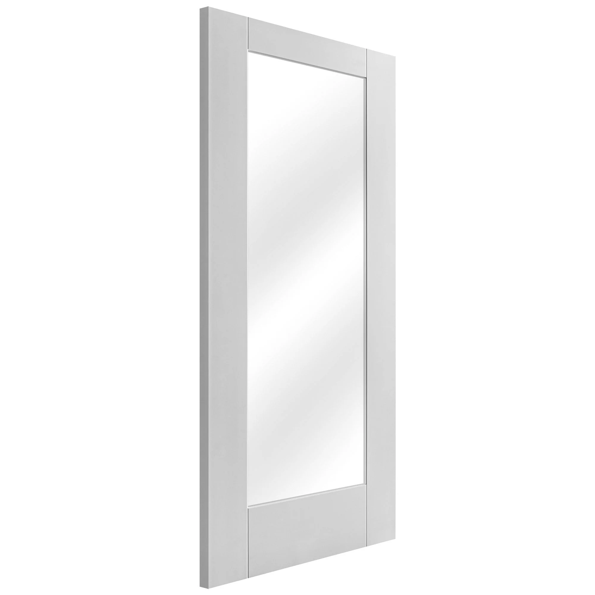 White Internal Primed Pattern 10 1 Light Clear Glass Made-to-Measure Door - Image 4