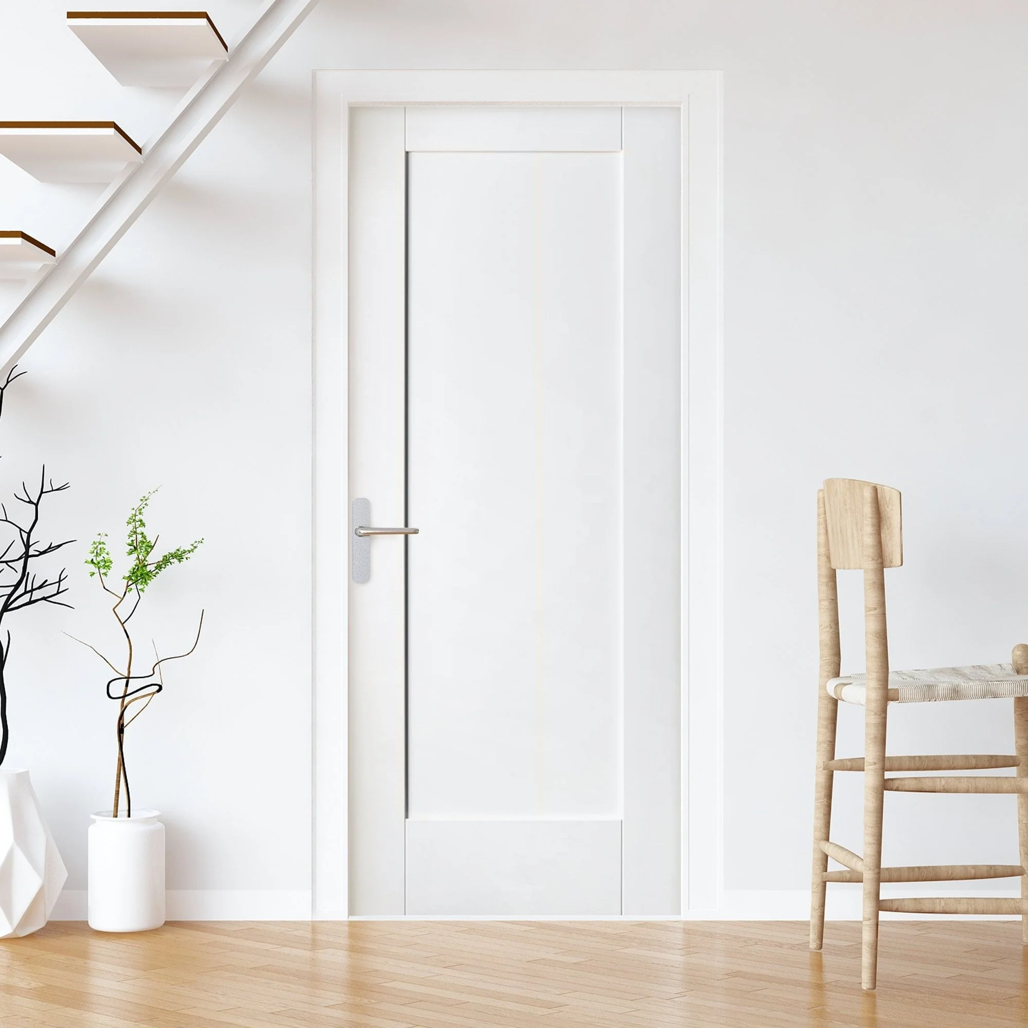 White Internal Primed Pattern 10 1 Panel Made-to-Measure Door