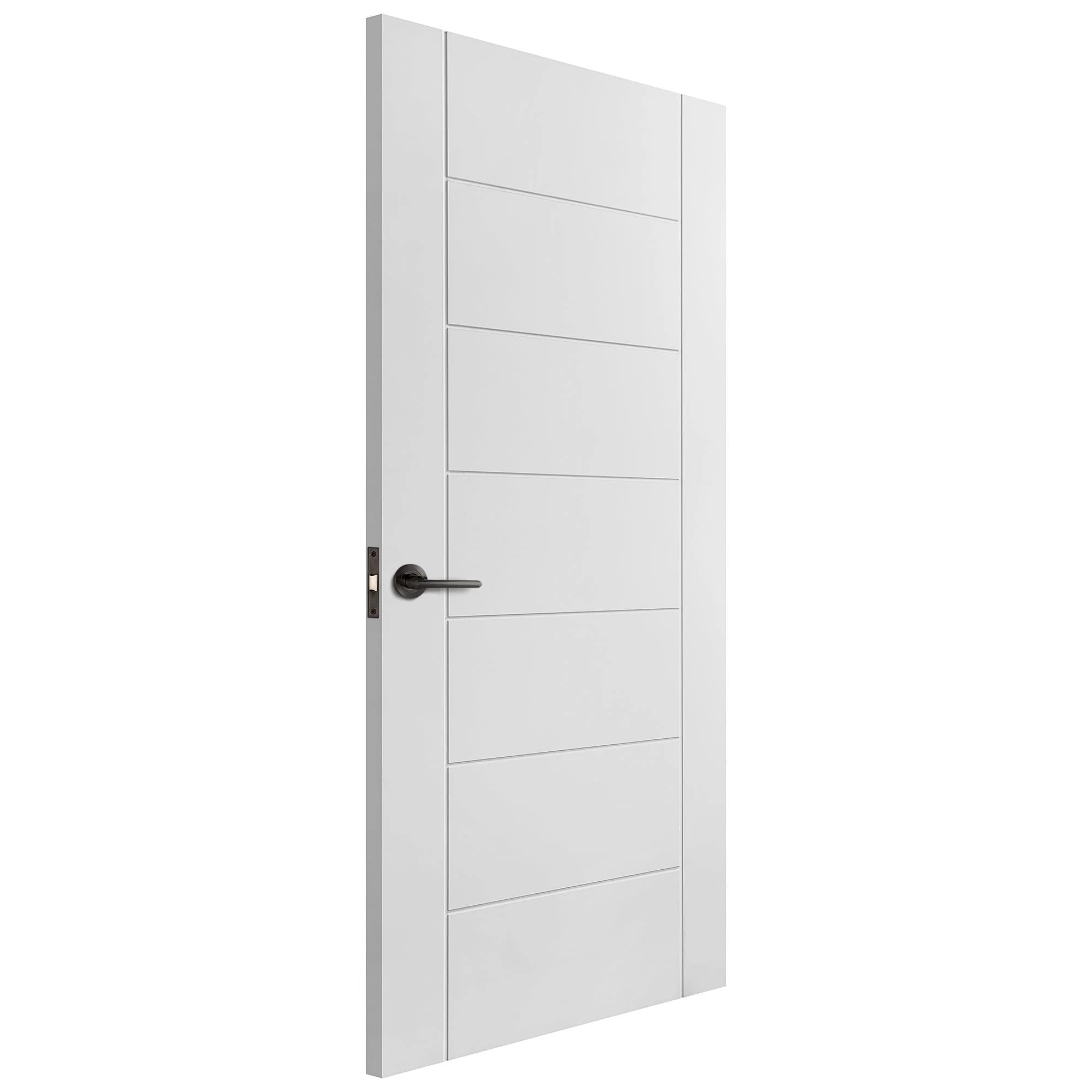 White Internal Primed Pedrena 7 Panel Made-to-Measure Door - Image 2