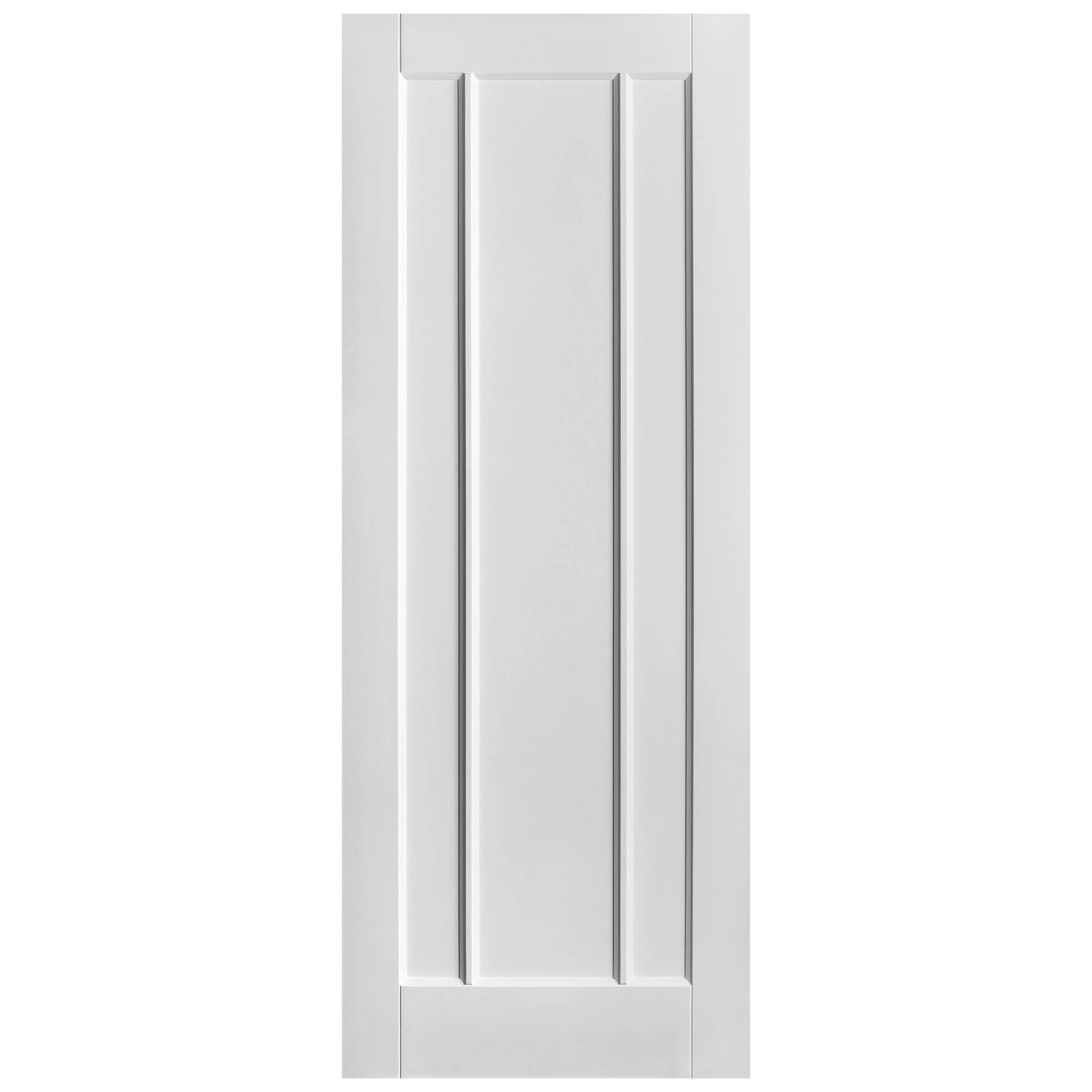 White Internal Primed Toledo 3 Panel Door - Image 3