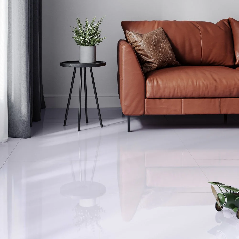 Grey - Lustre SPC 6mm High Gloss Rigid Core Vinyl Flooring (108419) - Image 5