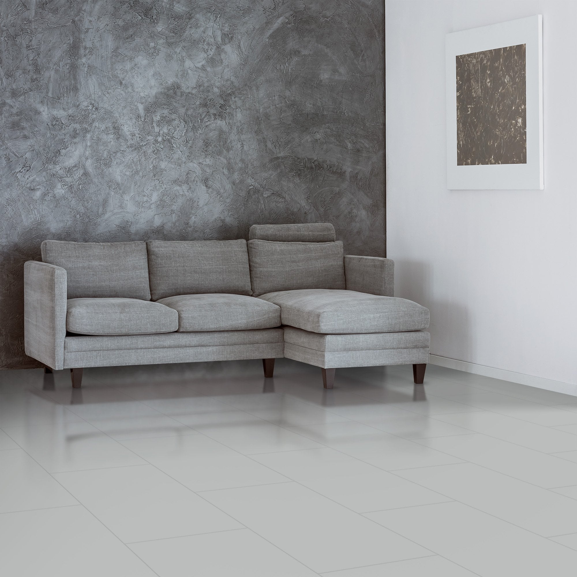 Grey - Lustre SPC 6mm High Gloss Rigid Core Vinyl Flooring (108419) - Image 8