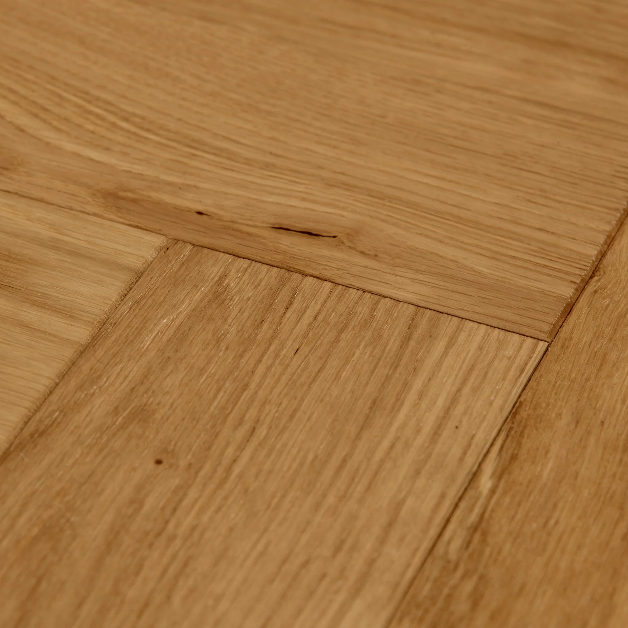 Natural Oak - Herringbone 18mm Brushed and Oiled Solid Real Wood Flooring - Image 4