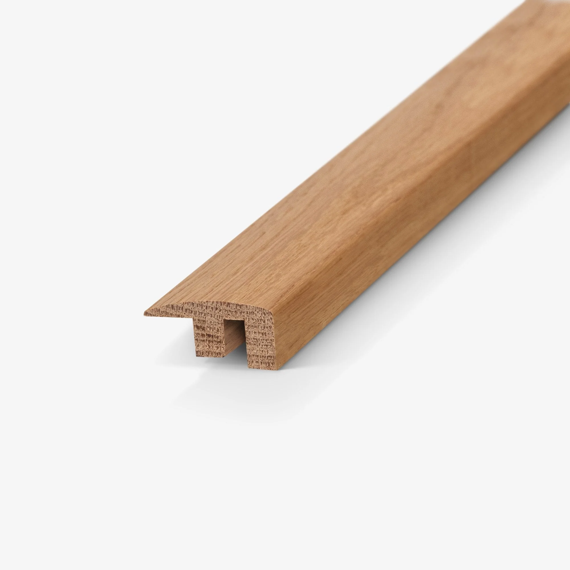 Solid Oak - 900mm Satin Lacquered End Profile Door Bar