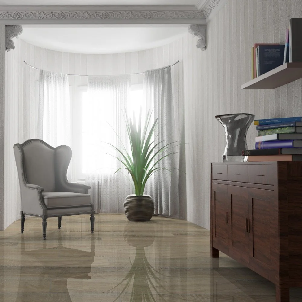 Sonoma Oak - Lustre 8mm High Gloss Laminate Flooring (84875) - Image 3