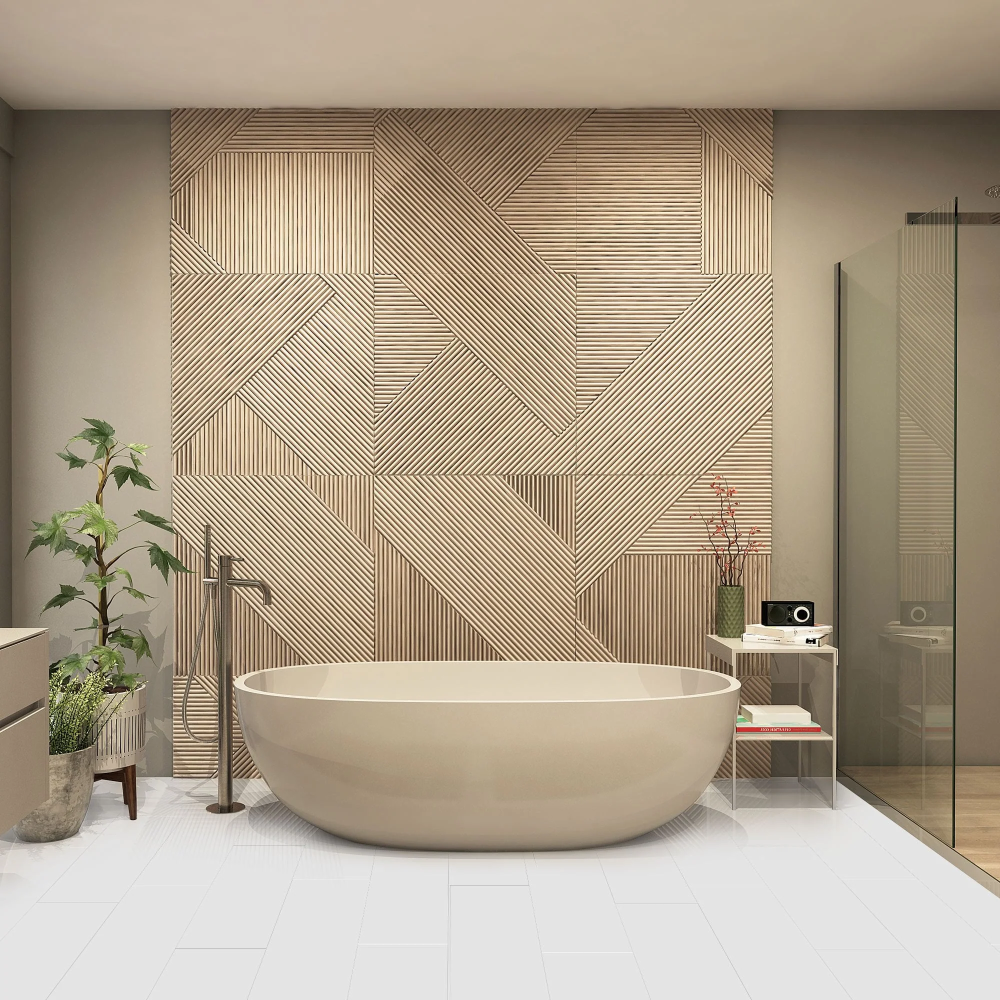 White - Lustre SPC 6mm High Gloss Rigid Core Vinyl Flooring - Image 9