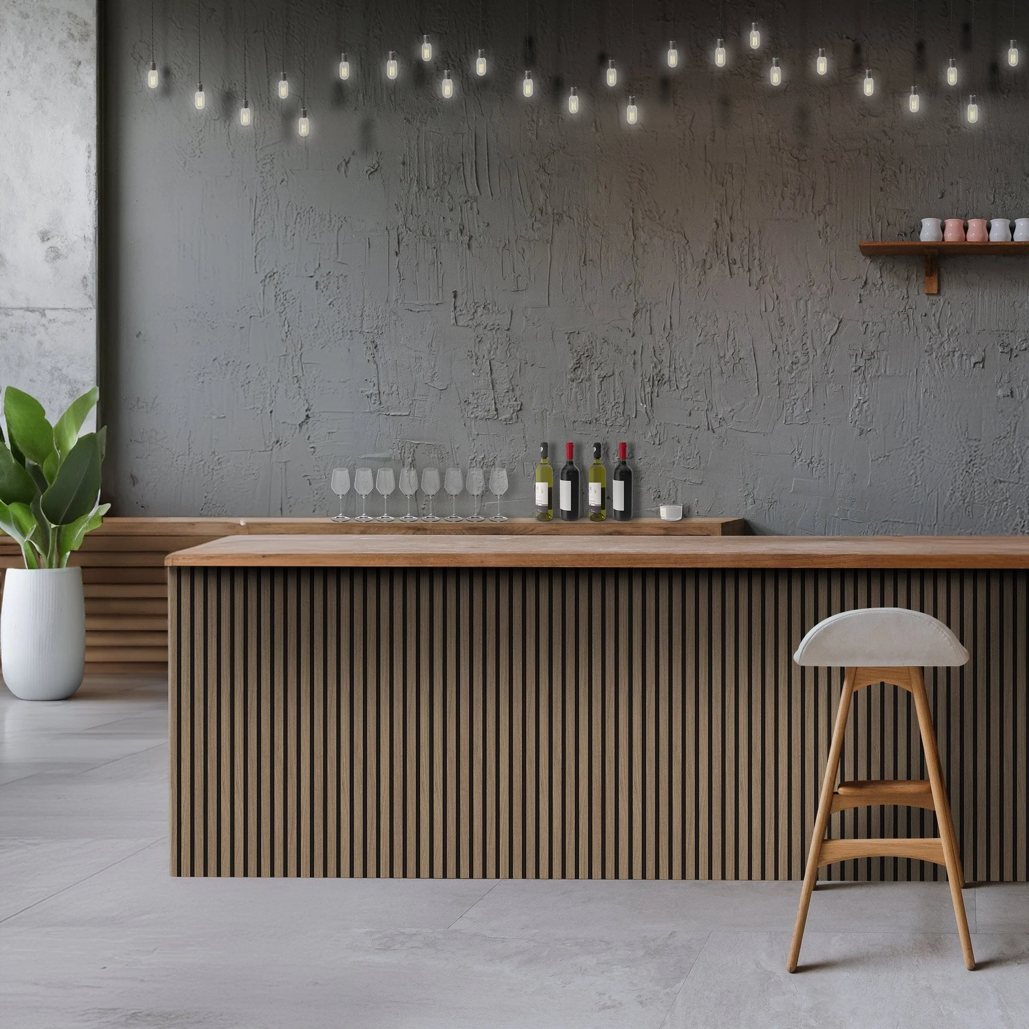 Light Walnut - Elevation Acoustic Wall Panelling - Image 5