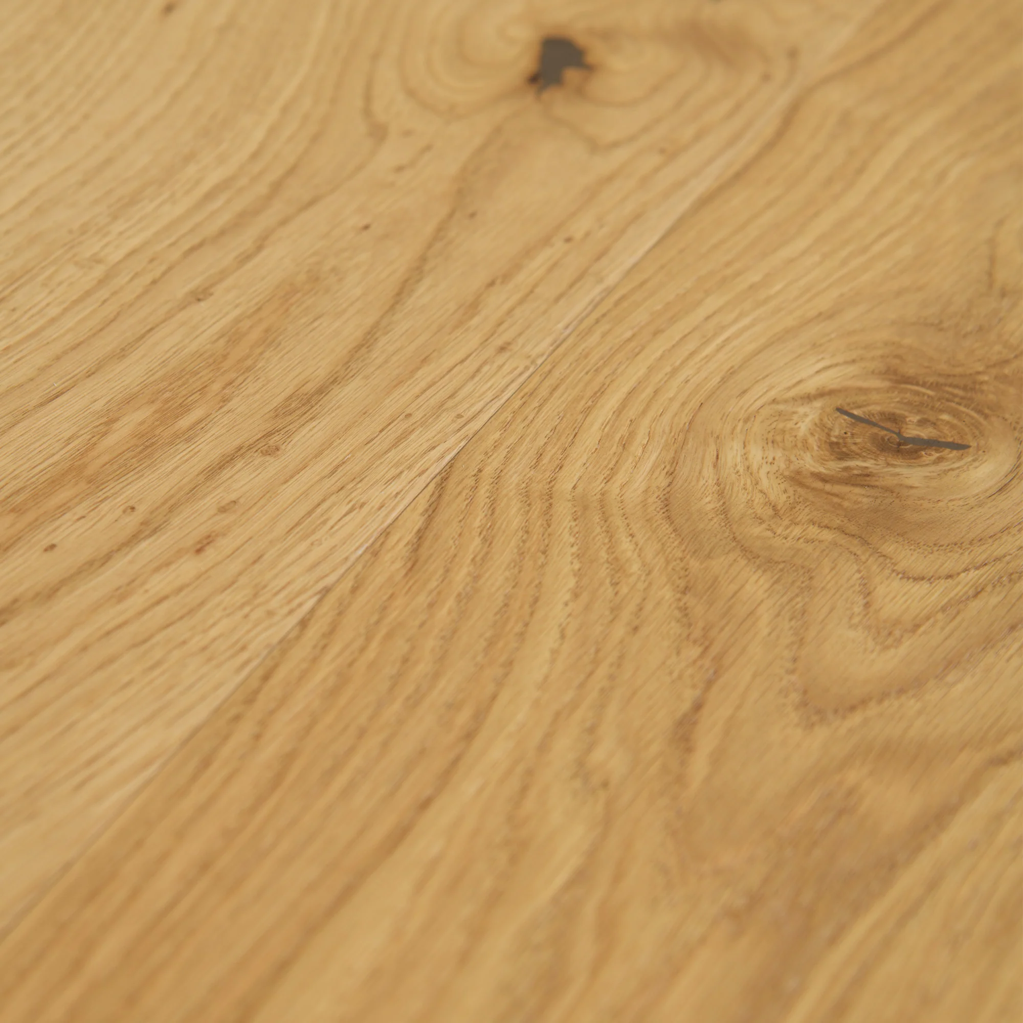 Natural Oak - 14mm Light Brushed Engineered Real Wood Flooring - Image 4