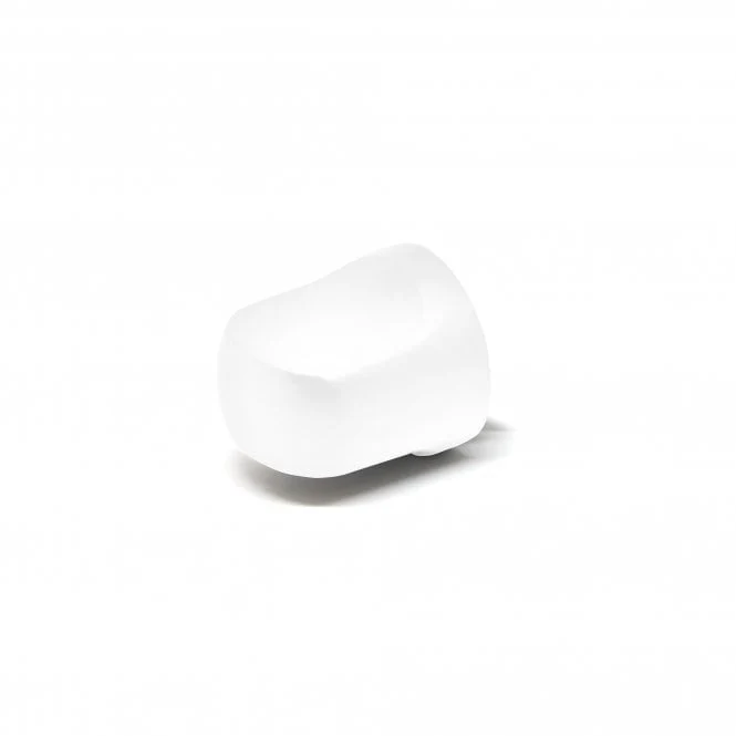 Studio Round WC Thumbturn Lock - Matt White