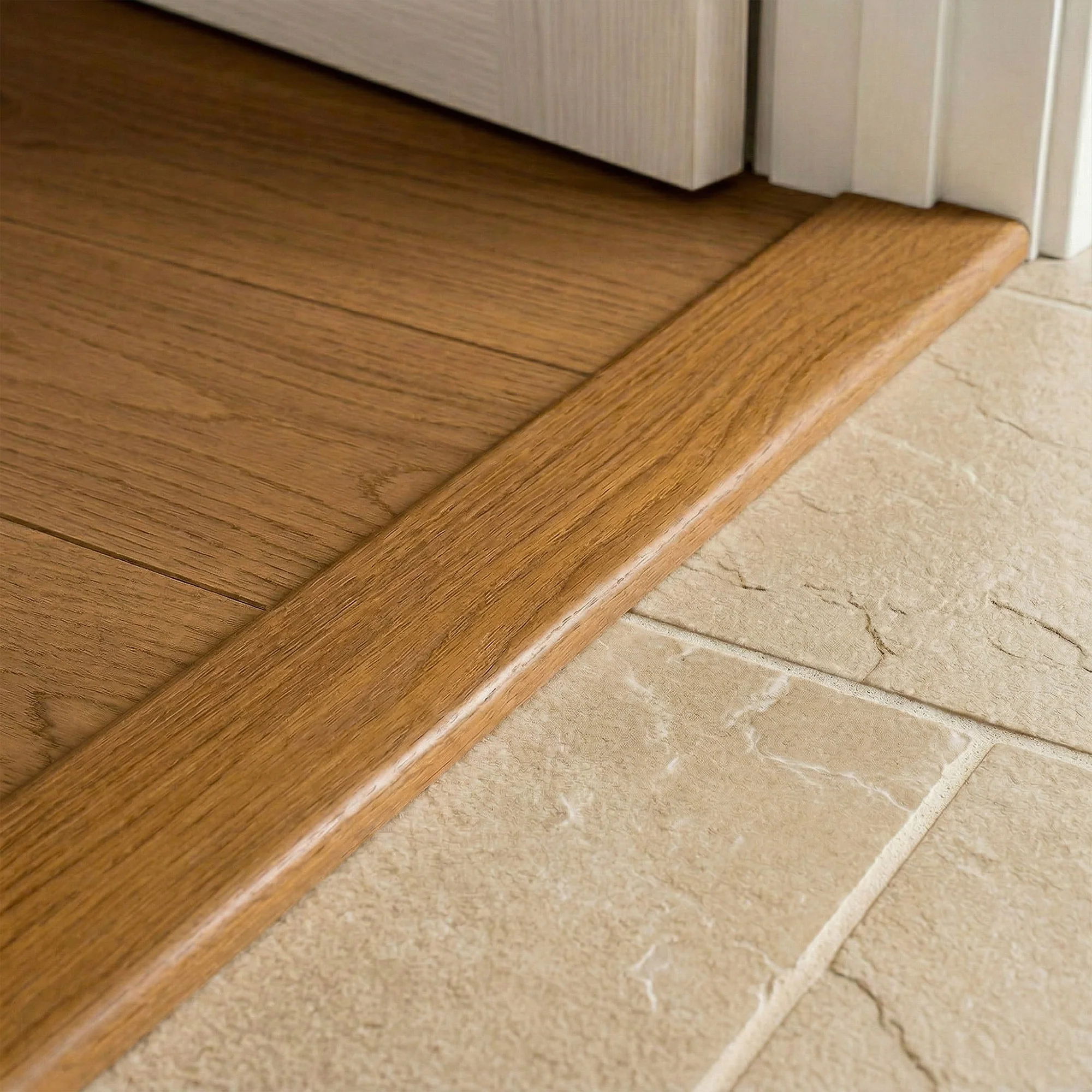 Toffee Oak - Connecting Profile Door Bar 990mm - Image 2
