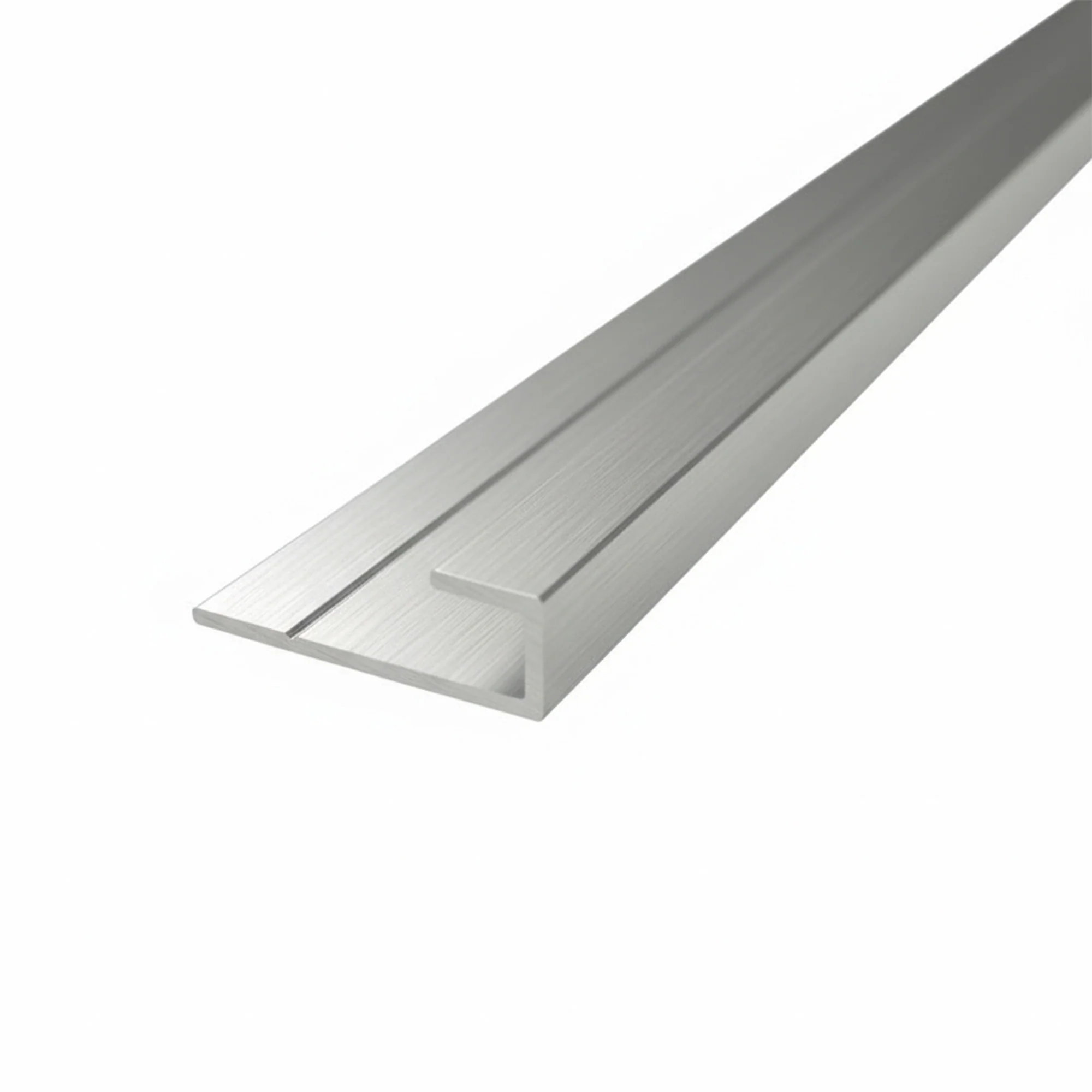 Silver - 2440mm Wetwall Wall Panelling End Cap - Image 3