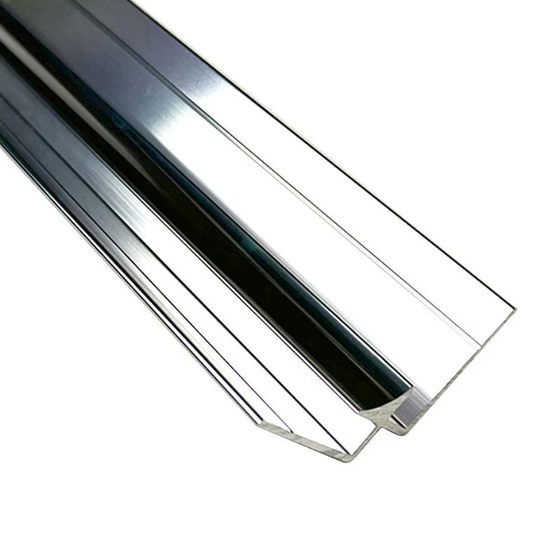 Polished Silver - 2440mm Wetwall Wall Panelling Internal Corner - Image 3