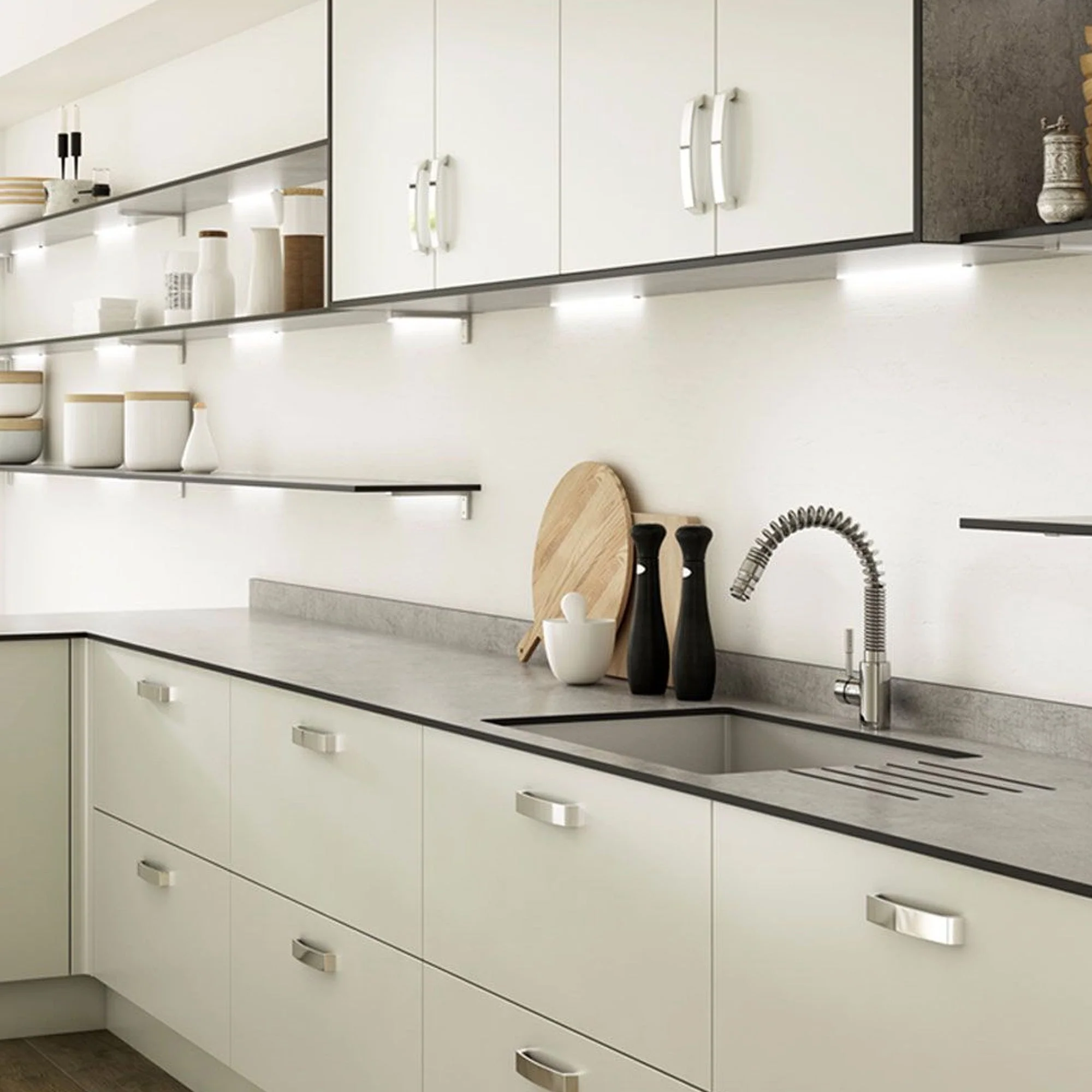 Woodstone Gris - Rounded Edge Upstand 3000mm - Image 3